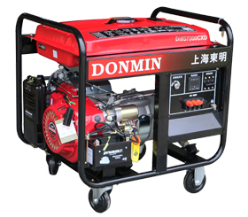 6KW三相汽油發(fā)電機組，鑰匙電啟動(dòng)發(fā)電機DMS7500CXD